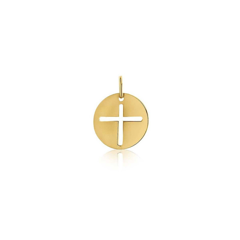 Médaille Croix Ajourée OR jaune 750 ml Médaille Croix Ajourée OR jaune 750 ml