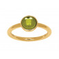 Bague OR Jaune 750 ml Peridot