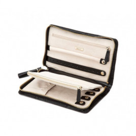 Collection CAROLINE Cuir Noir matelassé