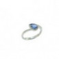 Bague OR Blanc 750 ml Diamants & Tanzanite Bague OR Blanc 750 ml Diamants & Tanzanite