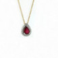 Collier OR Jaune 750 ml Diamants & Rubis Collier OR Jaune 750 ml Diamants & Rubis