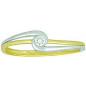 Bague OR Blanc et Jaune 750 ml Diamant Bague OR Blanc et Jaune 750 ml Diamant