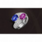 Collection UNION OR Blanc 750 ml Diamants & Saphir Rose & Tanzanite Collection UNION OR Blanc 750 ml Diamants & Saphir Rose & Tanzanite