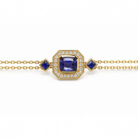 Collection NEW WAVE OR Jaune 750 ml Diamants & Saphirs