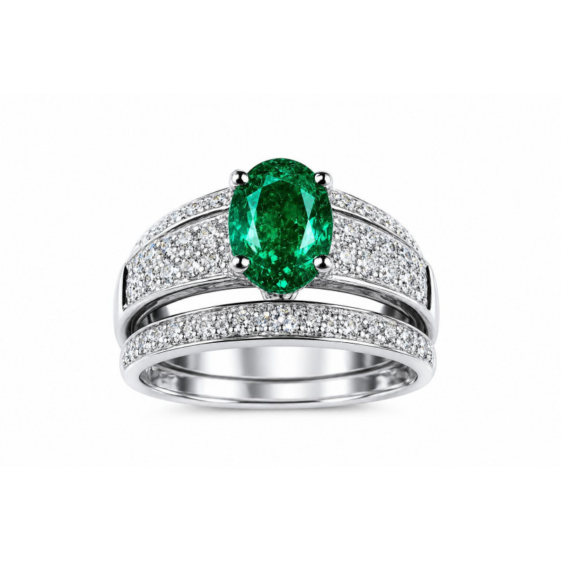 OR Blanc 750 ml Diamants & Emeraude