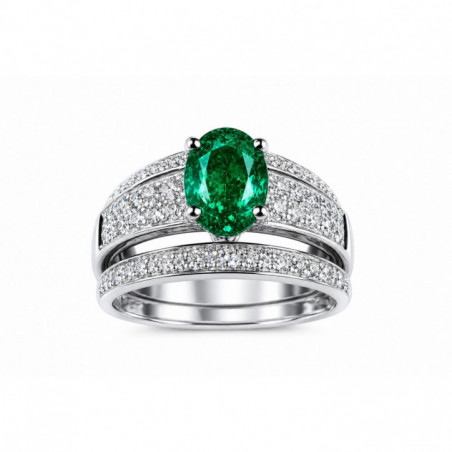 OR Blanc 750 ml Diamants & Emeraude