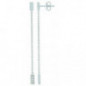 Boucles d'oreilles OR Blanc 750 ml Diamants