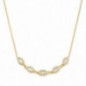 Collier OR Jaune 750 ml Diamants