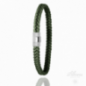 Collection COMPAS Acier & Cordon marin vert Collection COMPAS Acier & Cordon marin vert