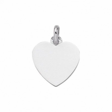 Pendentif OR Blanc 750 ml Cœur