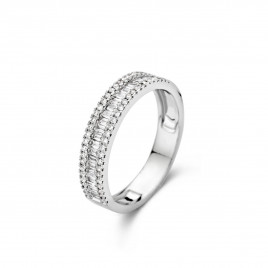Bague OR Blanc 750 ml Diamants