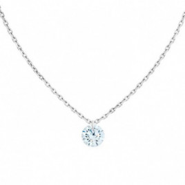 Collier OR Blanc 750 ml Diamant Percé