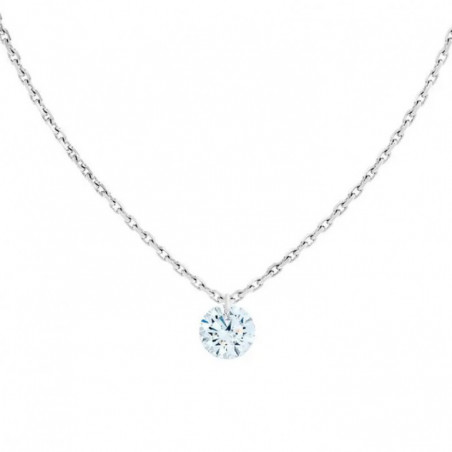 Collier OR Blanc 750 ml Diamant Percé