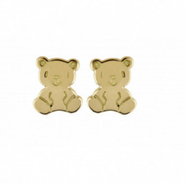 Boucles d'oreilles OR jaune 750 ml Oursons
