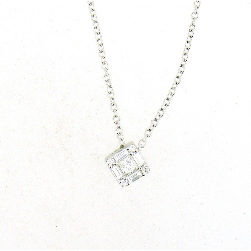 Collier OR Blanc 750 ml Diamants Collier OR Blanc 750 ml Diamants