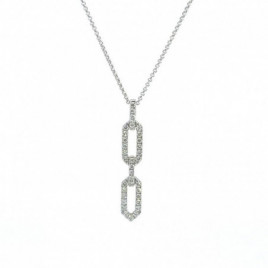 Collier OR Blanc 750 ml Diamants