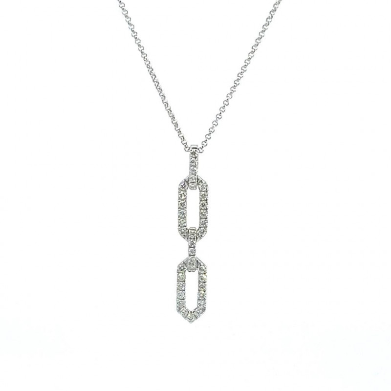 Collier OR Blanc 750 ml Diamants Collier OR Blanc 750 ml Diamants