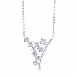 Collier OR Blanc 750 ml Diamants