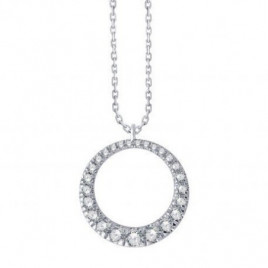 Collier OR Blanc 750 ml Diamants