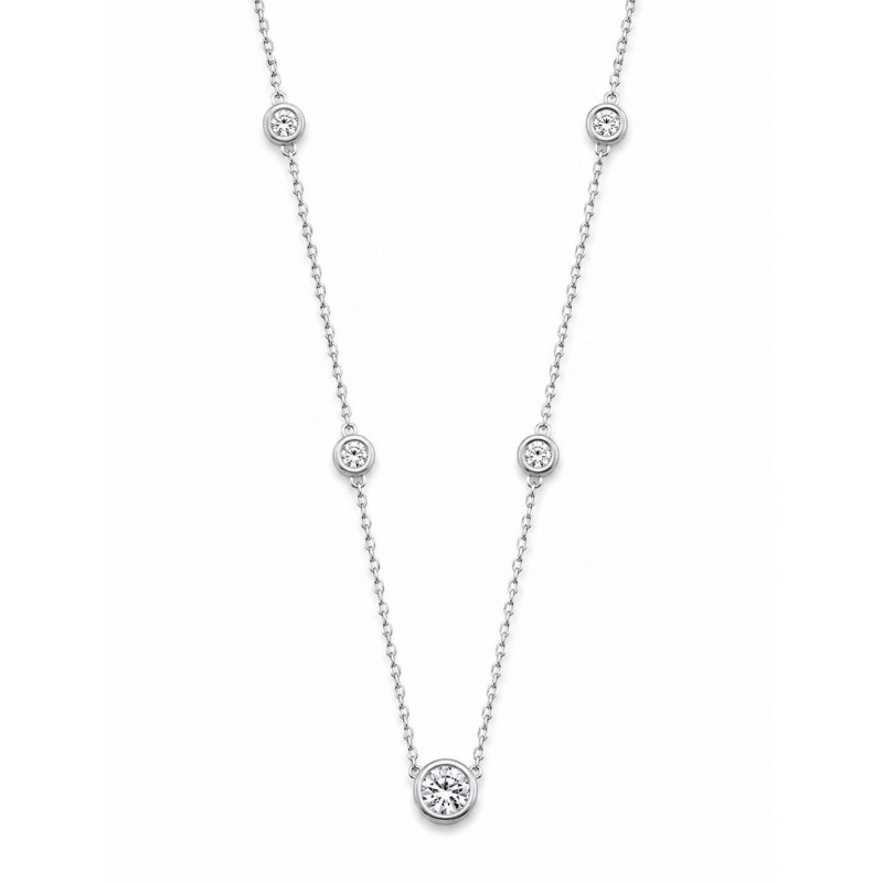 Collier OR Blanc 750 ml Diamants