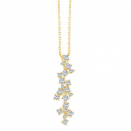 Collier OR Jaune 750 ml Diamants