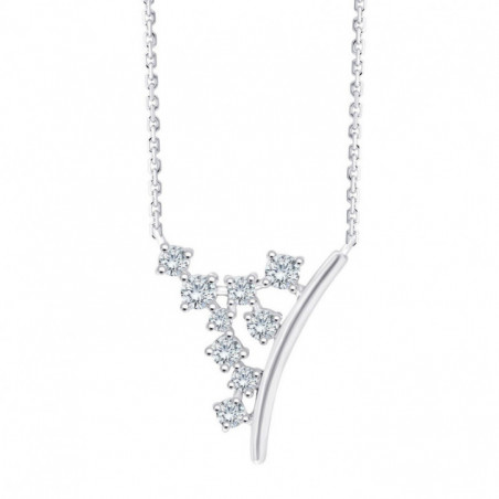 Collier OR Blanc 750 ml Diamants