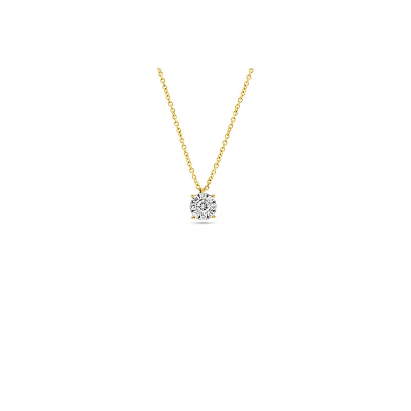 Collier OR jaune 750 ml Diamants