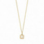 Collier NAIOMY Argent 925 ml Doré & Nacre