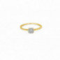 Bague OR Jaune 750 ml Diamants