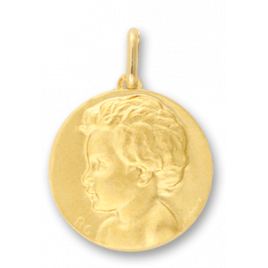 Médaille OR Jaune 750 ml Enfant