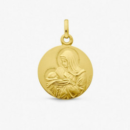Médaille Tendresse Vierge à l'enfant OR Jaune 750 ml