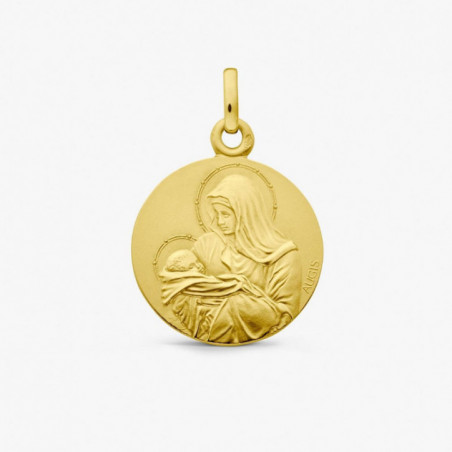 Médaille Tendresse Vierge à l'enfant OR Jaune 750 ml