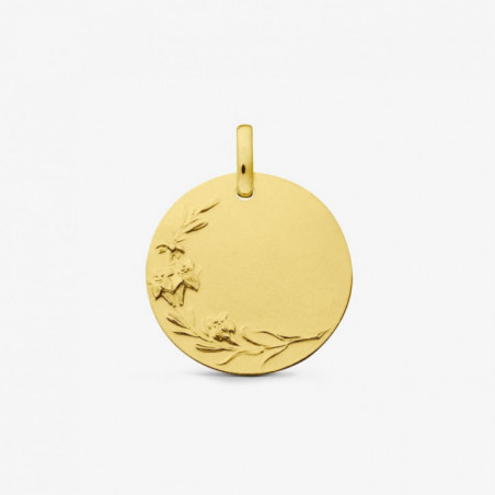 Médaille Fleur OR Jaune 750 ml