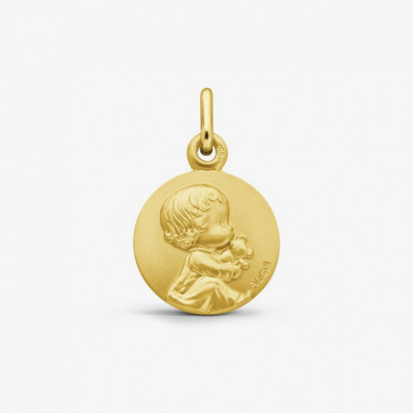Médaille Bébé au Doudou - Les Loupiots OR Jaune 750 ml
