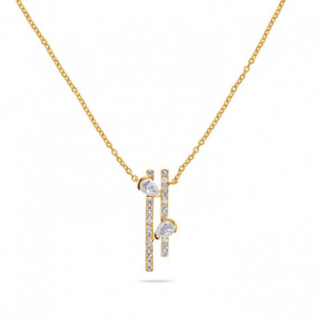 Collier OR Jaune 750 ml Diamants