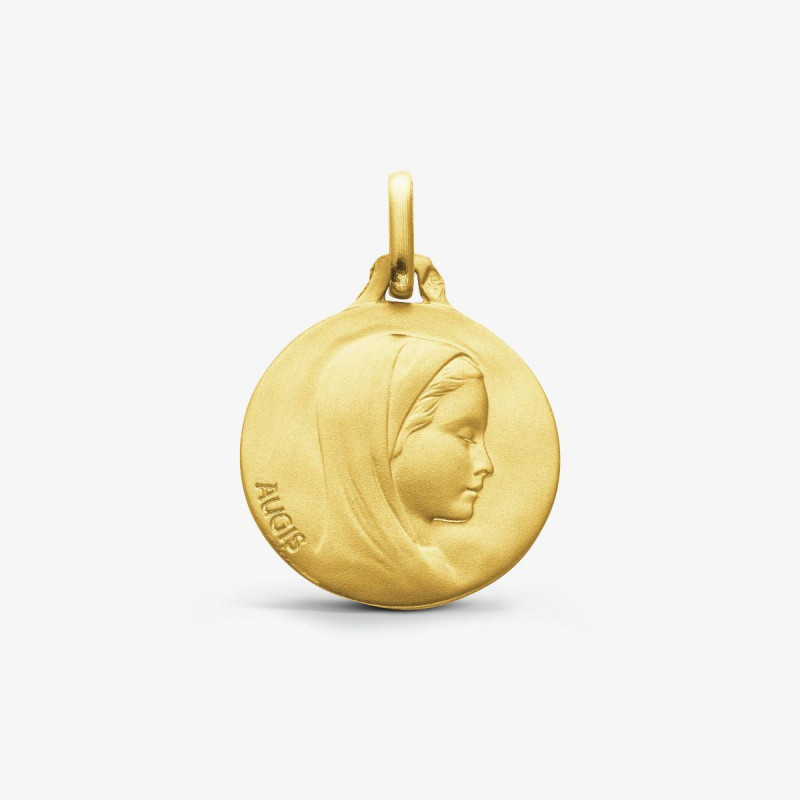 Médaille Vierge au Voile OR Jaune 750 ml