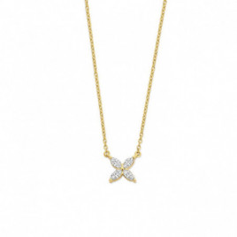 Collier OR Jaune 750 ml Diamants