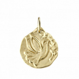 Médaille COLOMBE AU RAMEAU OR Jaune 750 ml