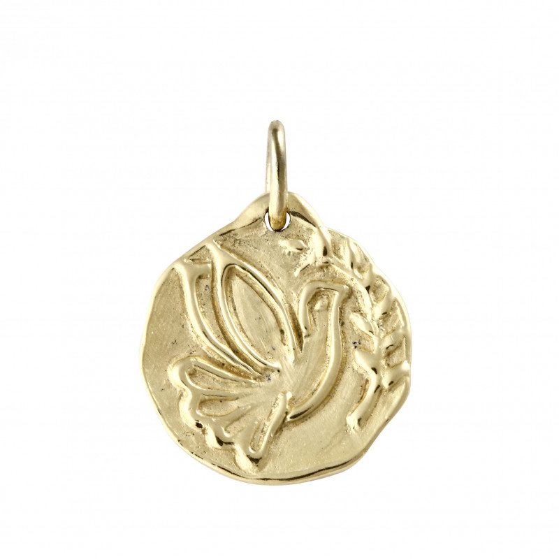 Médaille COLOMBE AU RAMEAU OR Jaune 750 ml