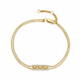 Bracelet OR Jaune 750 ml Diamants