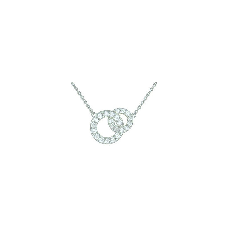 Collier OR Blanc 750 ml Diamants